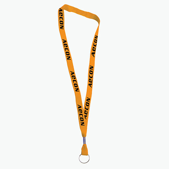 5/8 Neon Lanyard with Safety Breakaway w/Split Ring