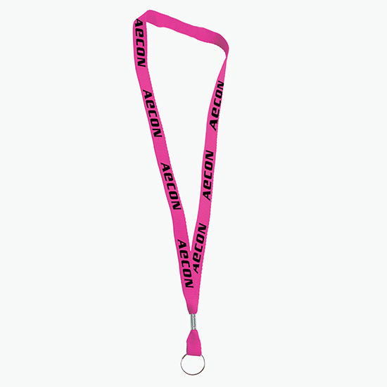 5/8 Neon Lanyard with Safety Breakaway w/Split Ring