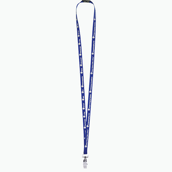 Plan Ahead & Save 3/8 Econo Lanyard w/Metal Swivel Bulldog Clip
