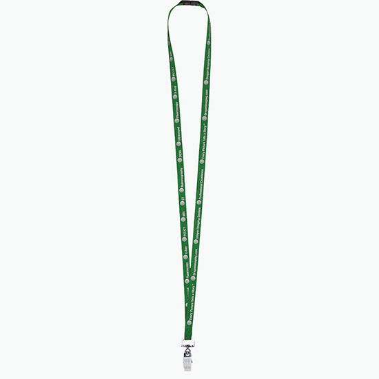 Plan Ahead & Save 3/8 Econo Lanyard w/Metal Swivel Bulldog Clip