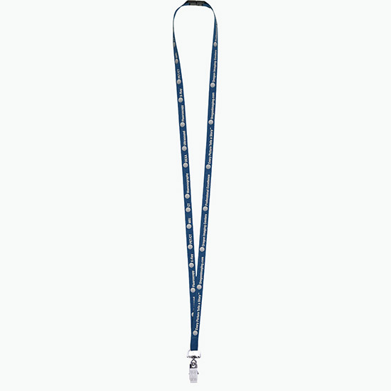 Plan Ahead & Save 3/8 Econo Lanyard w/Metal Swivel Bulldog Clip