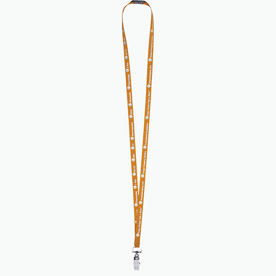 Plan Ahead & Save 3/8 Econo Lanyard w/Metal Swivel Bulldog Clip