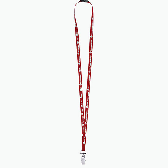 Plan Ahead & Save 3/8 Econo Lanyard w/Metal Swivel Bulldog Clip