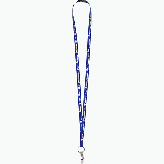 Plan Ahead & Save 3/8 Econo Lanyard w/Split Ring & Bulldog Clip