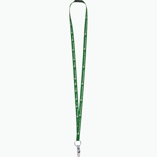 Plan Ahead & Save 3/8 Econo Lanyard w/Split Ring & Bulldog Clip