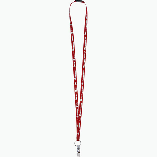 Plan Ahead & Save 3/8 Econo Lanyard w/Split Ring & Bulldog Clip