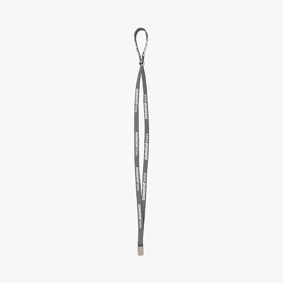 3/8 Adjustable Polyester Lanyard - Bulldog Clip