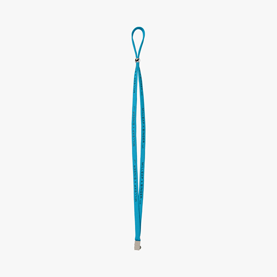 3/8 Adjustable Polyester Lanyard - Bulldog Clip