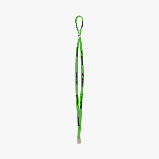 3/8 Adjustable Polyester Lanyard - Bulldog Clip