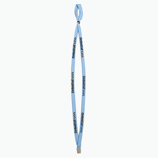 3/8 Adjustable Polyester Lanyard - Bulldog Clip