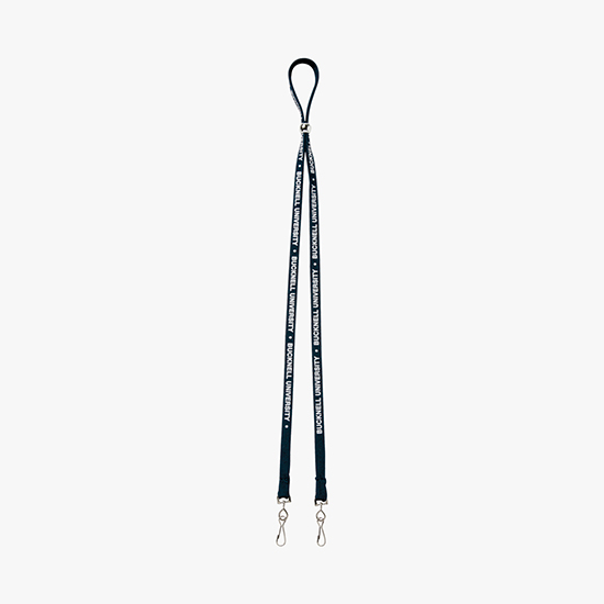 3/8 Adjustable Polyester Lanyard - Double Swivel Hook