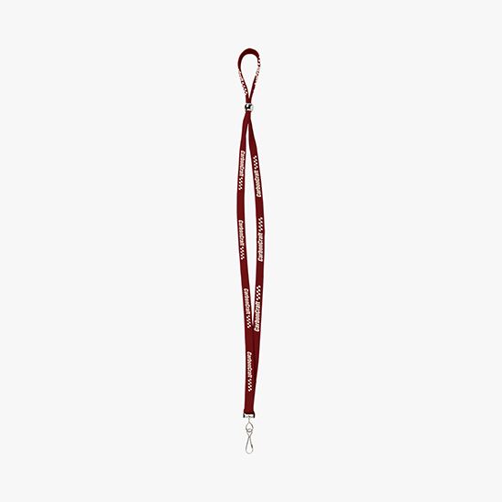 3/8 Adjustable Polyester Lanyard - Swivel Hook