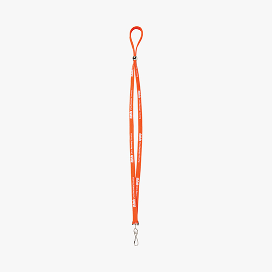 3/8 Adjustable Polyester Lanyard - Swivel Hook
