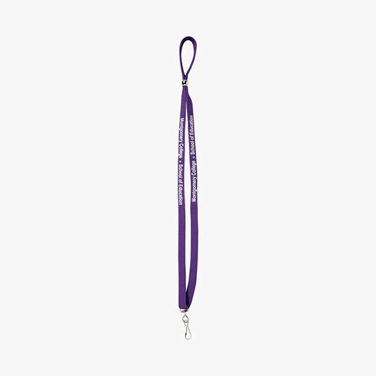 3/8 Adjustable Polyester Lanyard - Swivel Hook