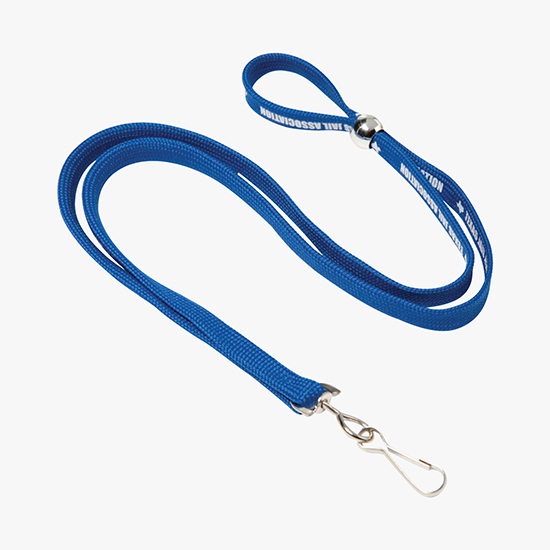 3/8 Adjustable Polyester Lanyard - Swivel Hook