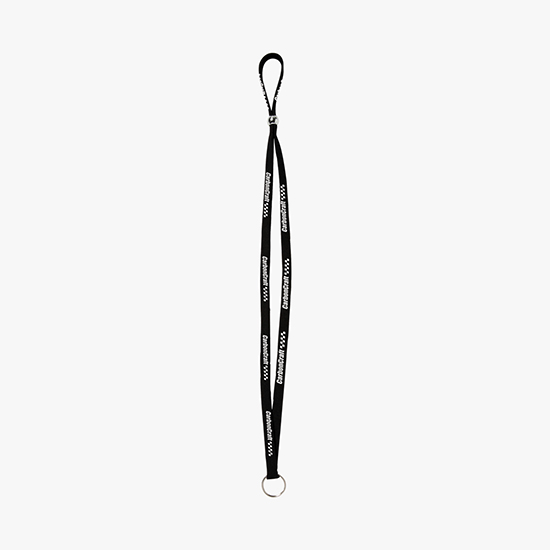 3/8 Adjustable Polyester Lanyard - Split Ring