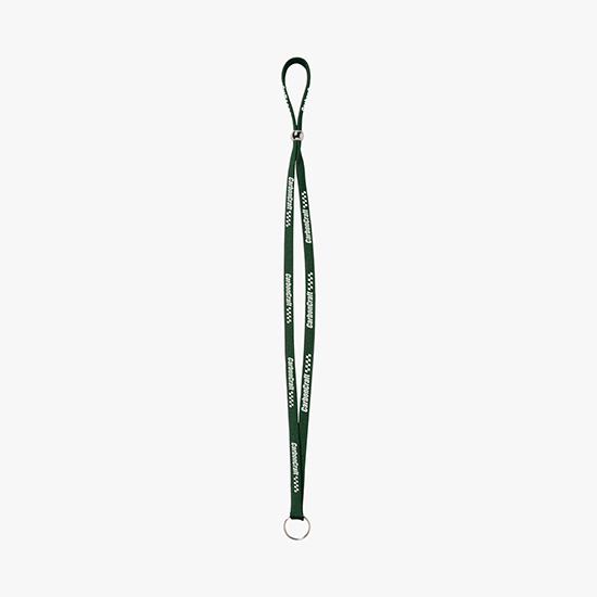 3/8 Adjustable Polyester Lanyard - Split Ring