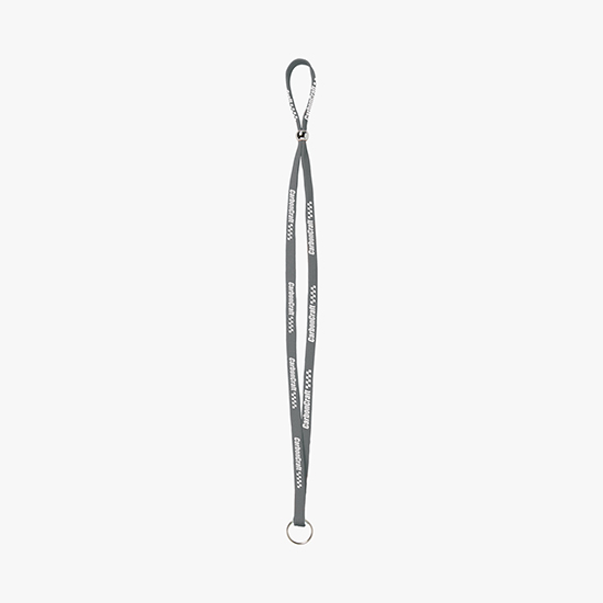 3/8 Adjustable Polyester Lanyard - Split Ring