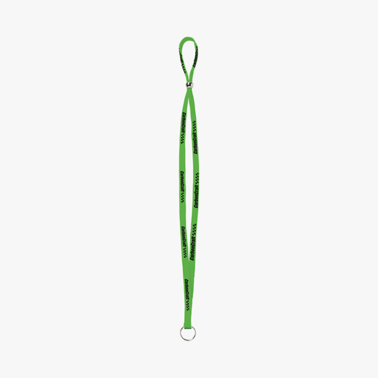 3/8 Adjustable Polyester Lanyard - Split Ring