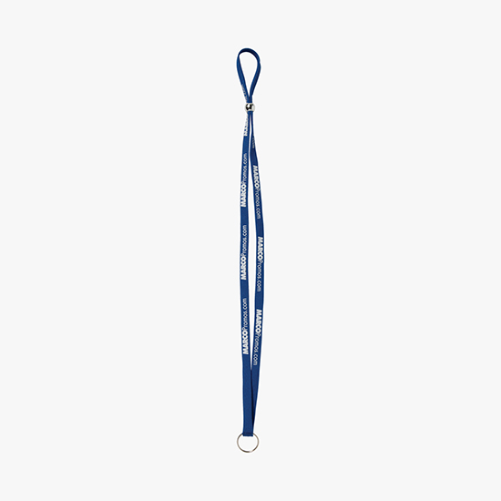 3/8 Adjustable Polyester Lanyard - Split Ring