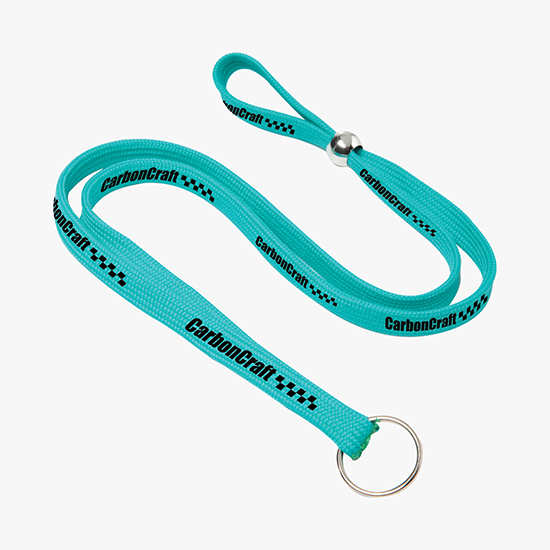 3/8 Adjustable Polyester Lanyard - Split Ring