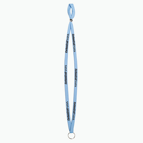 3/8 Adjustable Polyester Lanyard - Split Ring