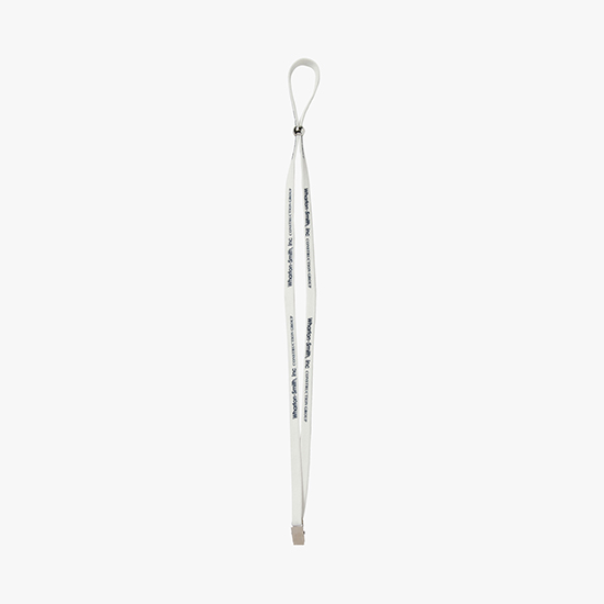 1/2 Adjustable Polyester Lanyard w/Bulldog Clip