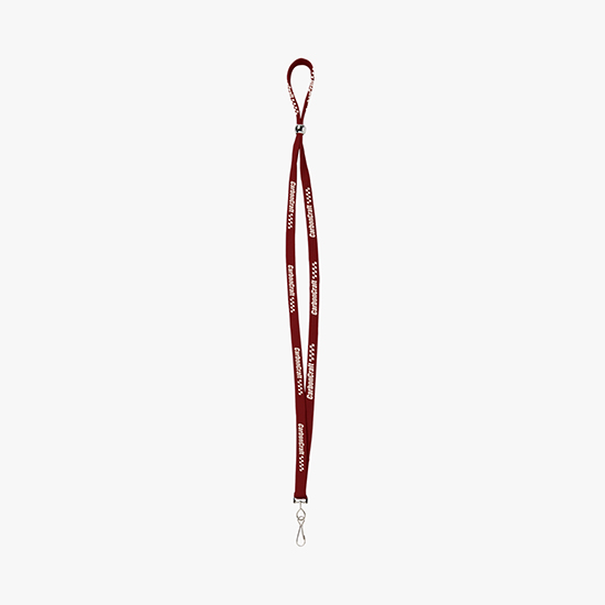 1/2 Adjustable Polyester Lanyard w/Swivel Hook