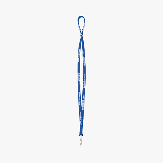 1/2 Adjustable Polyester Lanyard w/Swivel Hook