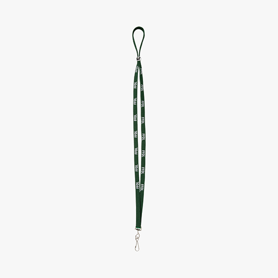 1/2 Adjustable Polyester Lanyard w/Swivel Hook