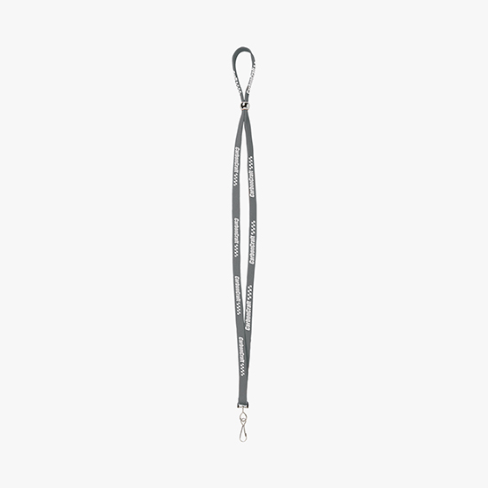 1/2 Adjustable Polyester Lanyard w/Swivel Hook