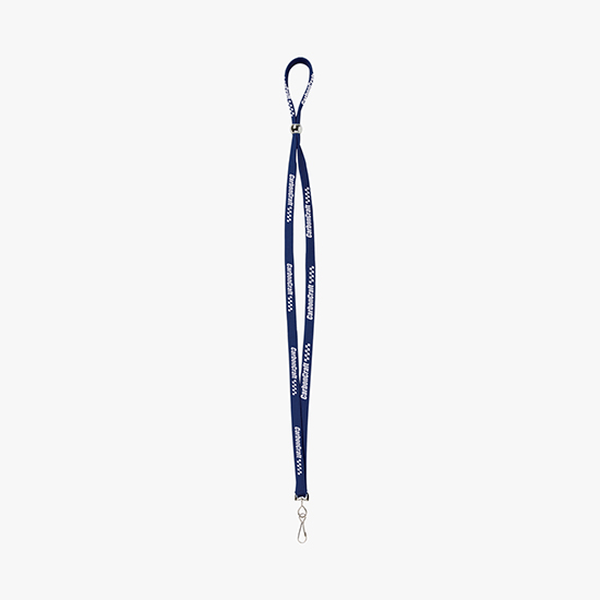 1/2 Adjustable Polyester Lanyard w/Swivel Hook