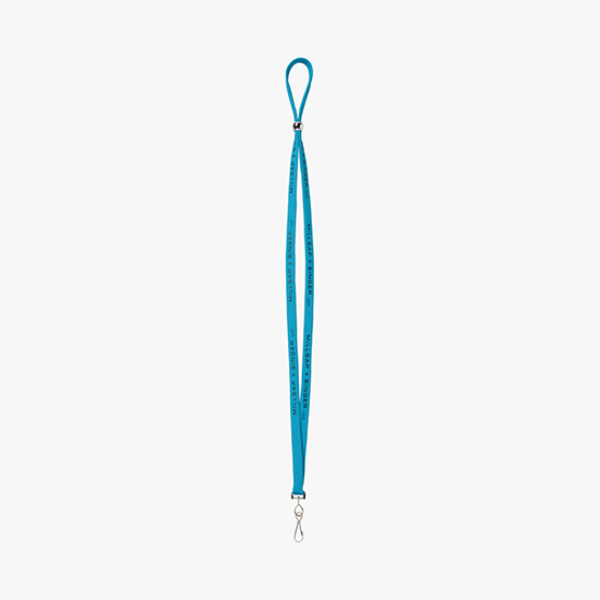 1/2 Adjustable Polyester Lanyard w/Swivel Hook