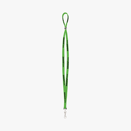 1/2 Adjustable Polyester Lanyard w/Swivel Hook