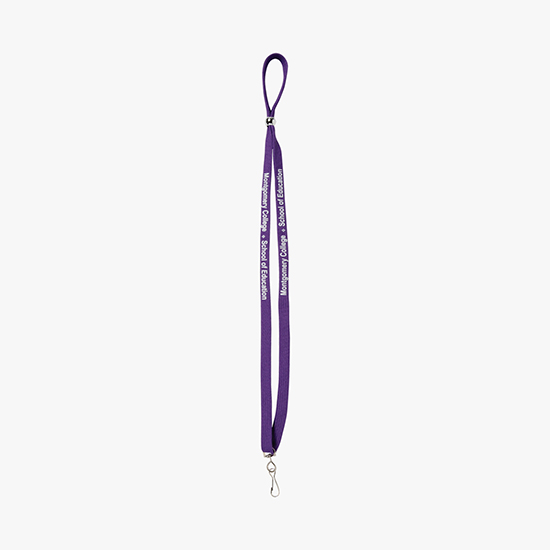 1/2 Adjustable Polyester Lanyard w/Swivel Hook