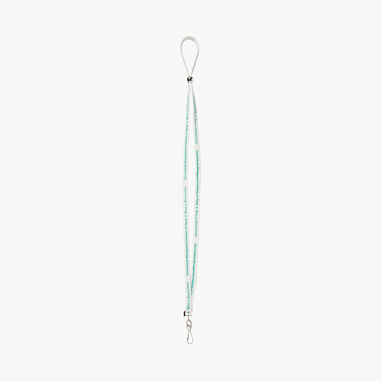 1/2 Adjustable Polyester Lanyard w/Swivel Hook