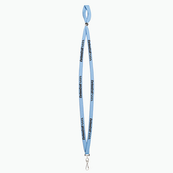 1/2 Adjustable Polyester Lanyard w/Swivel Hook