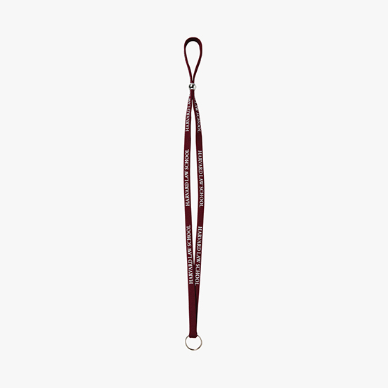 1/2 Adjustable Polyester Lanyard w/Split Ring