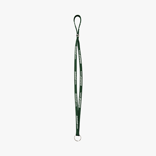 1/2 Adjustable Polyester Lanyard w/Split Ring