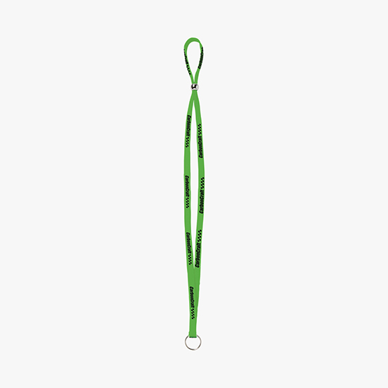 1/2 Adjustable Polyester Lanyard w/Split Ring