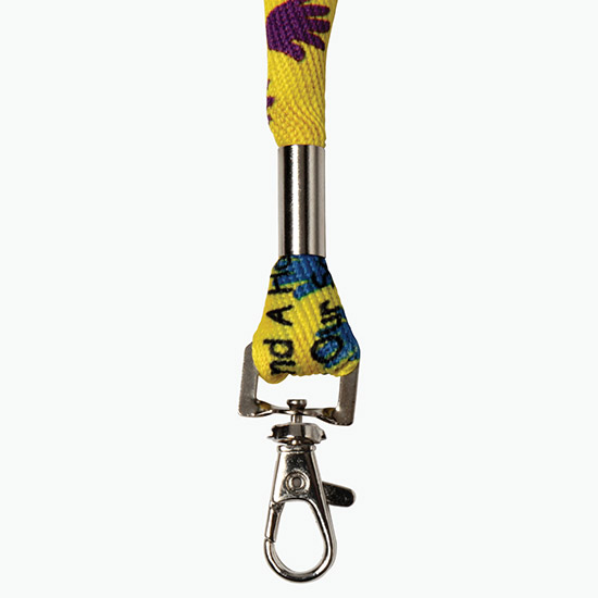 1 Dye Sublimated Poly Lanyard w/Metal Lobster Claw Hook