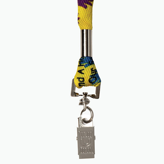 1 Dye Sublimated Poly Lanyard w/Swivel Bulldog Clip
