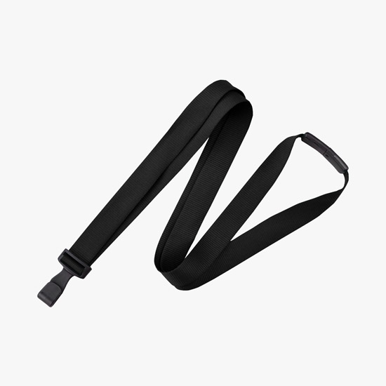 5/8 Antimicrobial Breakaway Lanyard w/Wide Plastic Hook - Blank