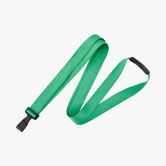5/8 Antimicrobial Breakaway Lanyard w/Wide Plastic Hook - Blank