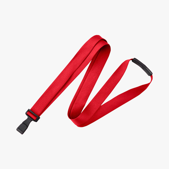 5/8 Antimicrobial Breakaway Lanyard w/Wide Plastic Hook - Blank