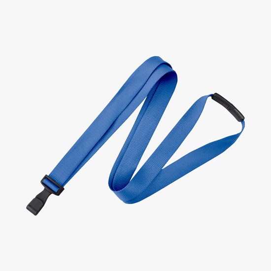 5/8 Antimicrobial Breakaway Lanyard w/Wide Plastic Hook - Blank