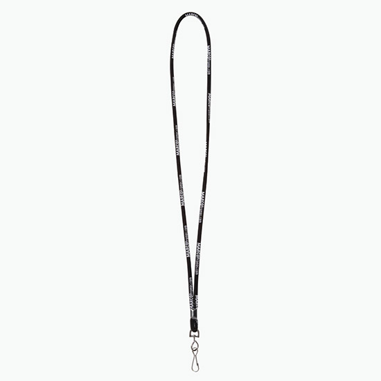 Plan Ahead & Save - 1/4 Round Custom Woven Lanyard - Black Ox Swivel Hook