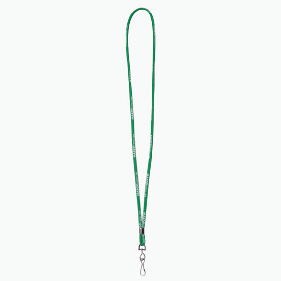 Plan Ahead & Save - 1/4 Round Custom Woven Lanyard - Black Ox Swivel Hook
