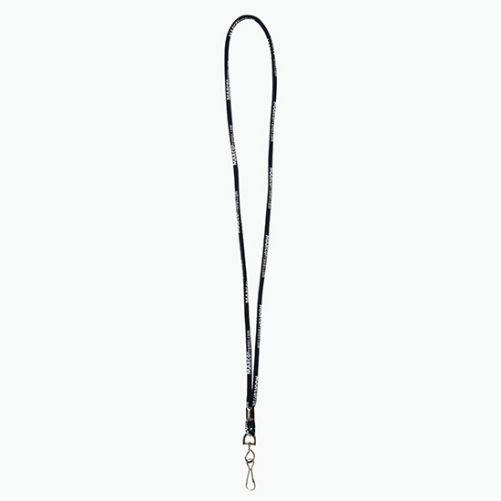 Plan Ahead & Save - 1/4 Round Custom Woven Lanyard - Black Ox Swivel Hook