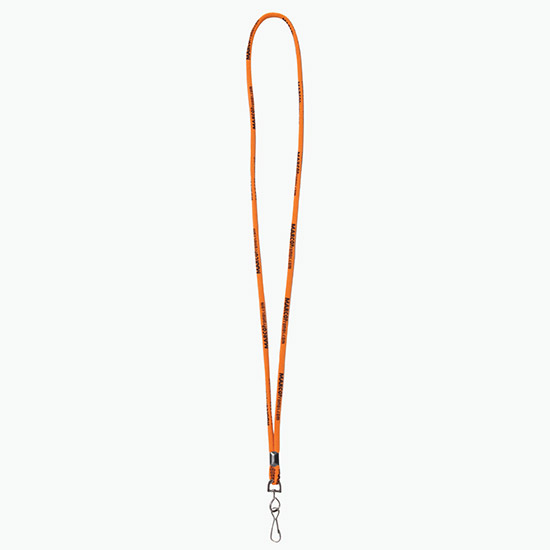 Plan Ahead & Save - 1/4 Round Custom Woven Lanyard - Black Ox Swivel Hook